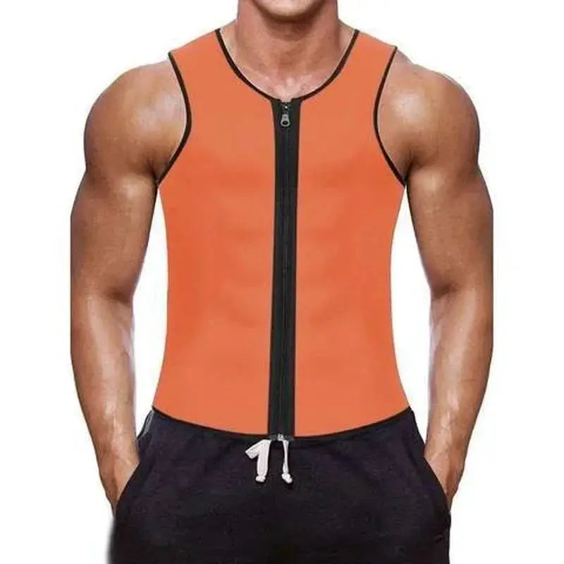Men Waist Trainer Sauna Vest For Weight Loss Sizes S To 5XL