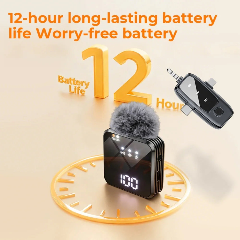 Wireless Lavalier Microphone Smart Noise
