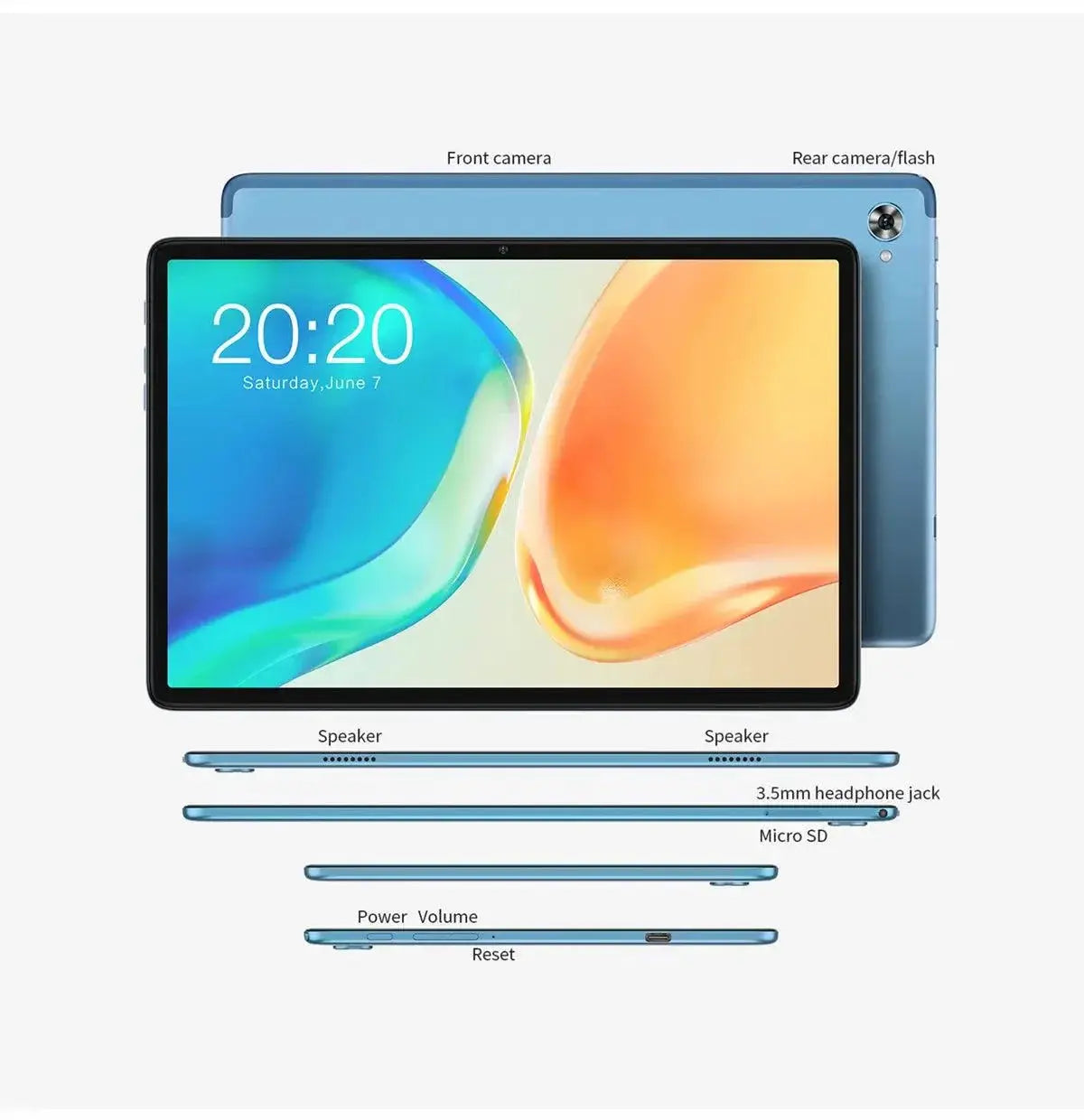M40 Plus Android Tablet 10.1 FHD 8GB RAM 128GB Storage