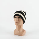 Striped Colorblock Knit Winter Hat