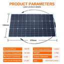 100W Flexible Solar Panel RV Kit