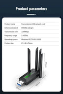 Dual Band USB WiFi Adapter for Gamers
