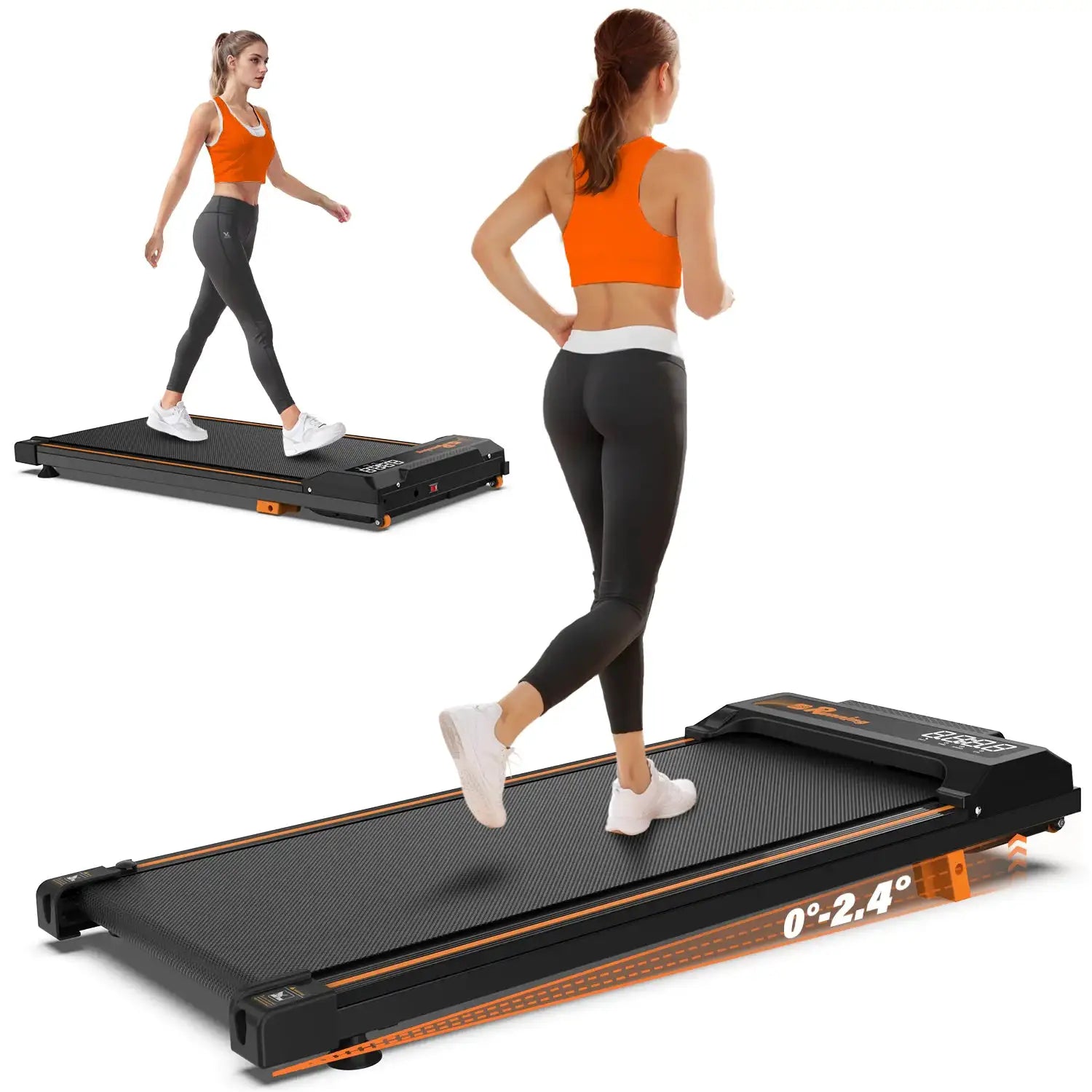 Durable 265lbs Home Gym Use Walking Pad Treadmill Foldable Portable Underdesk Sofa Mini Fitness Machine Treadmill