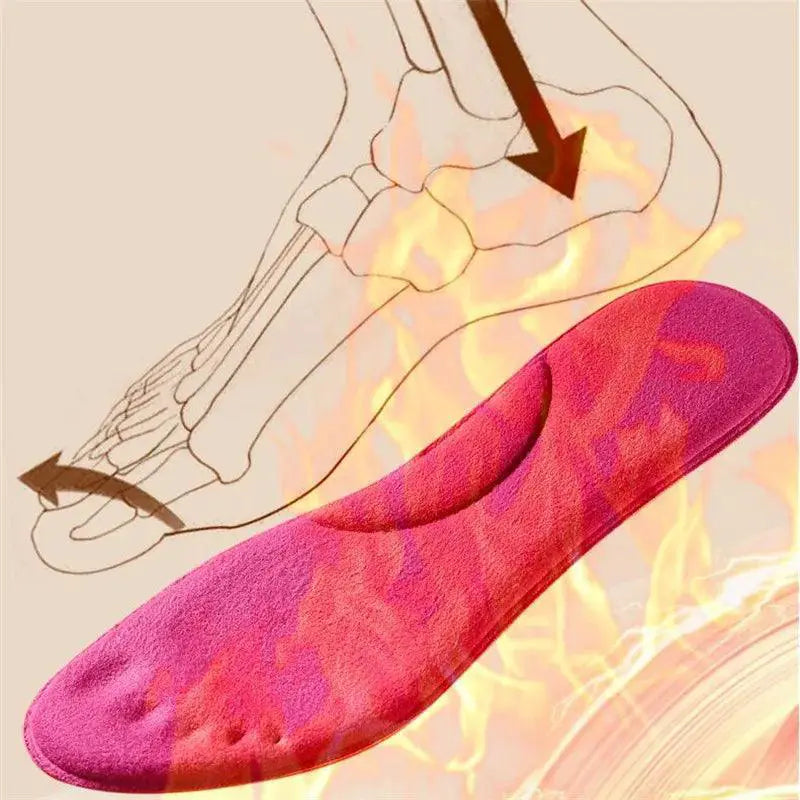 Women's Winter Memory Foam Insoles for Cozy Warmth