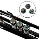 3Pcs Set Finger Buttons Trumpet Valve Cap Abalone Shell