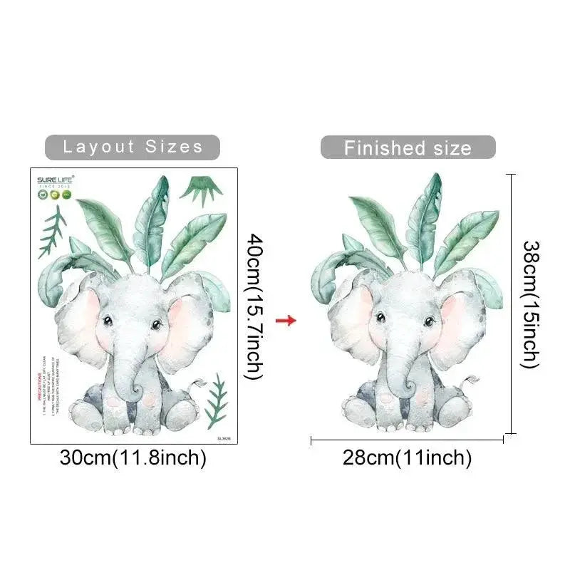 Fun Kids Room Watercolor Wall Decals — SL3156A