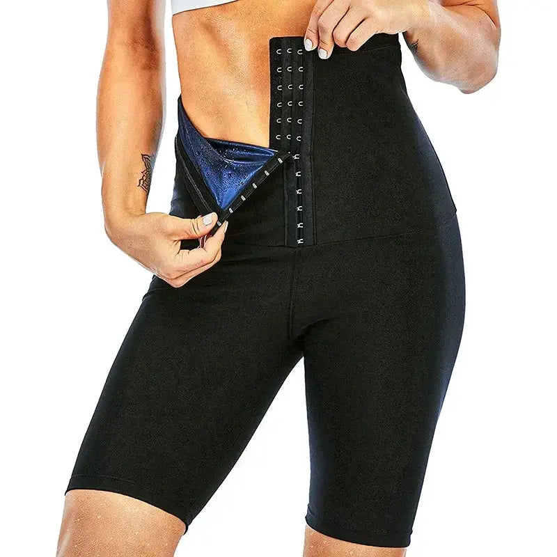 High Waist Sauna Shaper Pants for Sweat Slimming Confidence