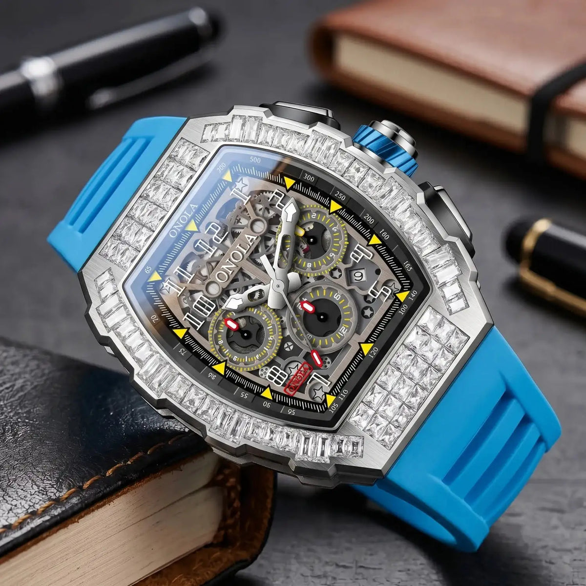 Onola Men Automatic Tonneau Watch — product image 5