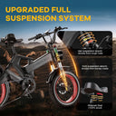 Cybervelo 20 Inch Fat Tire Foldable Ebike