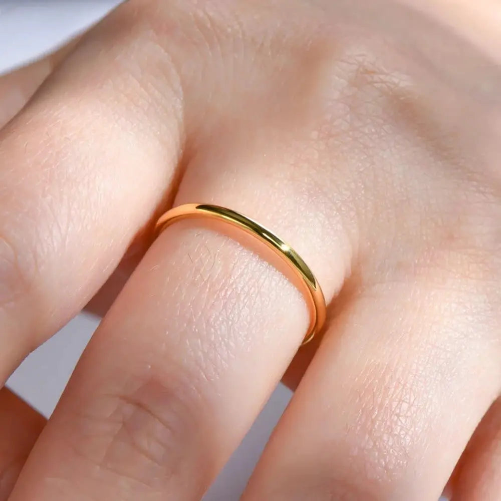 Sterling Silver Plated Gold Ring for Women — product view 1