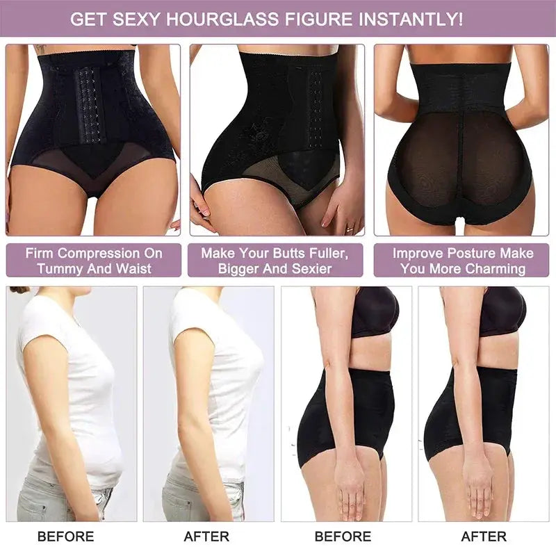 High Waist Tummy Control Shapewear Butt Lifter Body Shaper