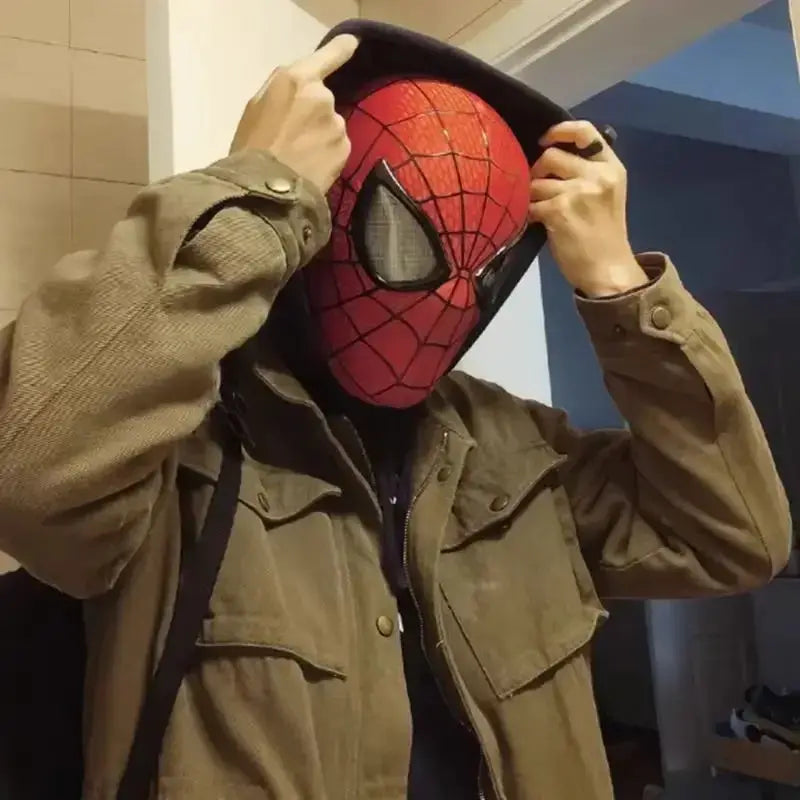 Miles Morales Spider Man Headgear Cosplay Mask Toy
