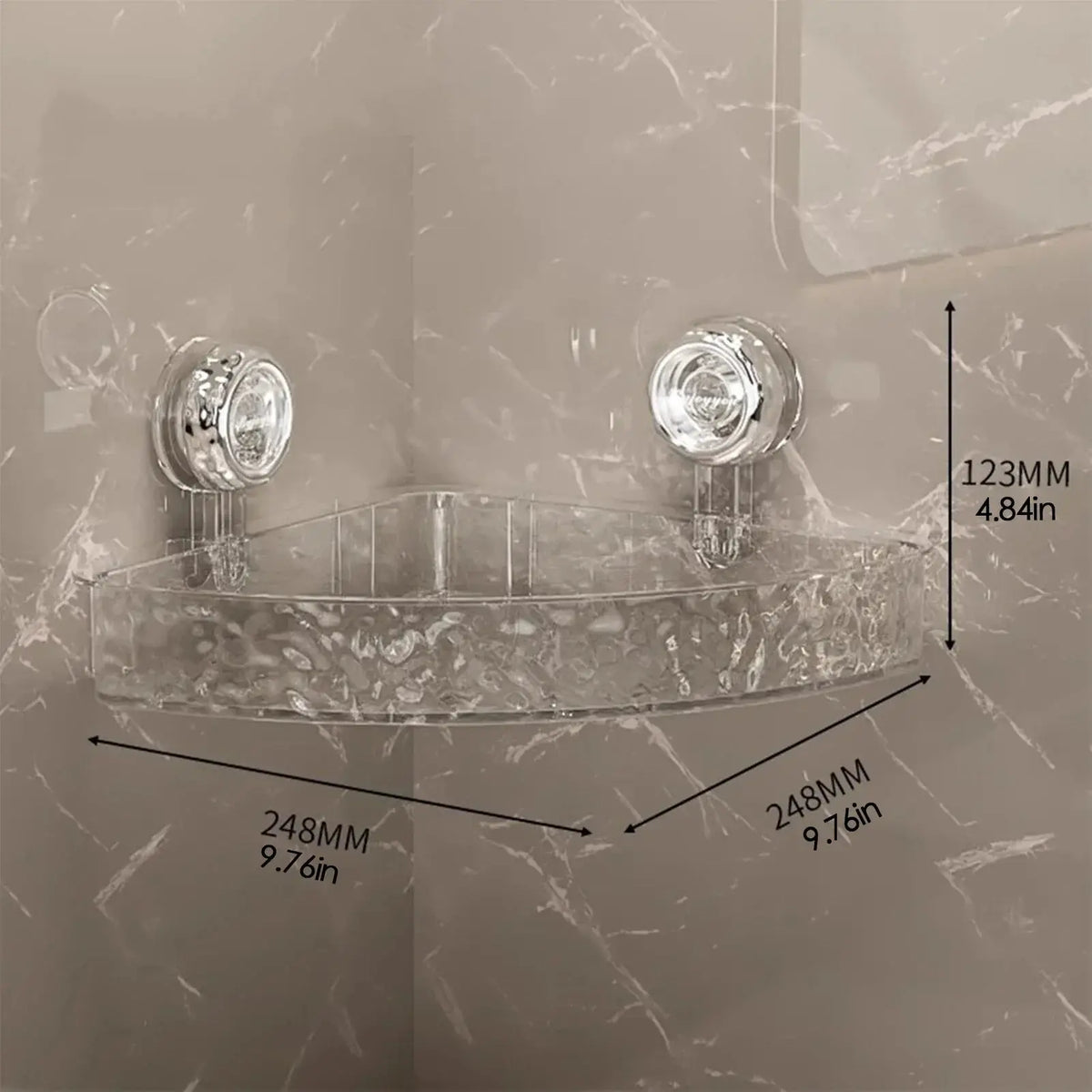 No-Drill Suction Cup Shelf for Kitchen — product view 10