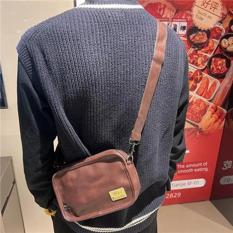 Mens Stylish Crossbody Phone Holder Trendy Fashion Bag