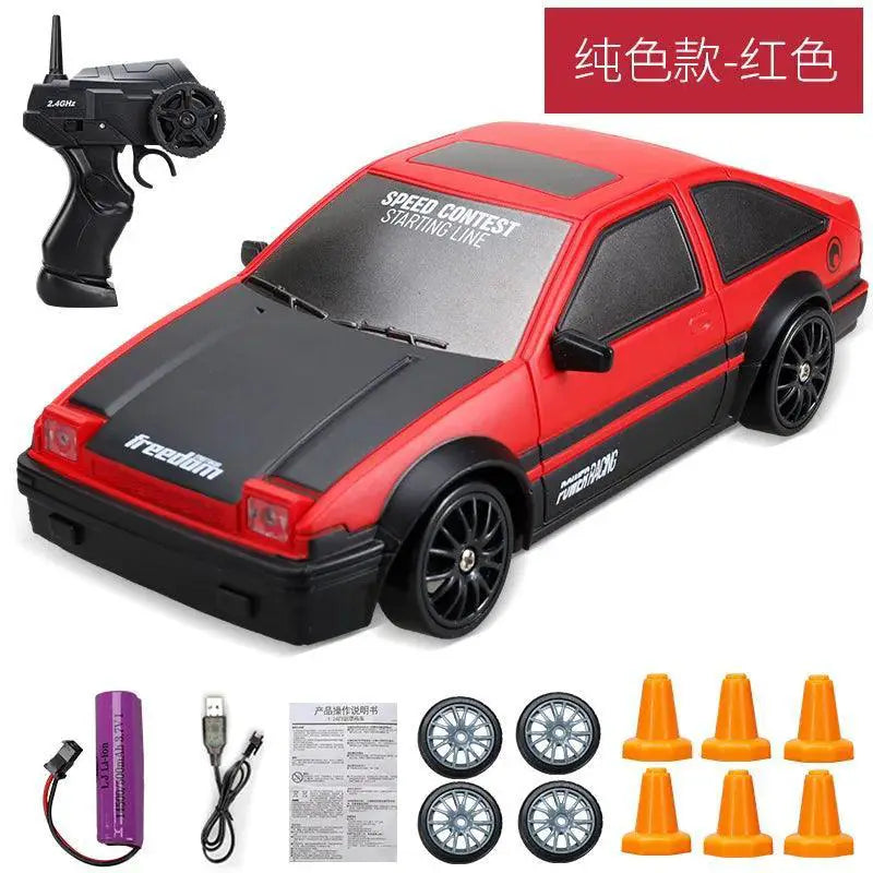 High Speed 4WD Drift RC Car AE86 GTR Racing Toy For Kids