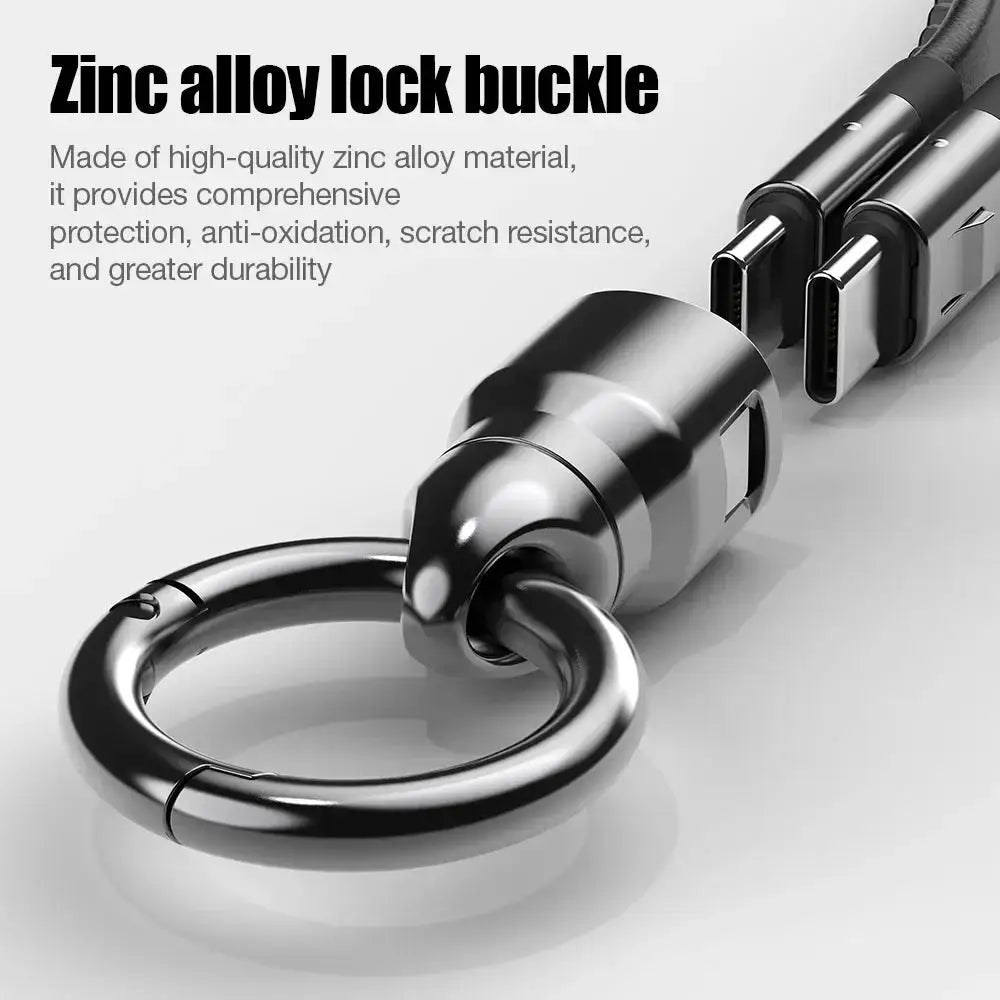 Keychain USB C Cable For Quick Charge — product view 4
