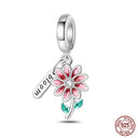 Sterling Silver Spring Colorful Butterfly