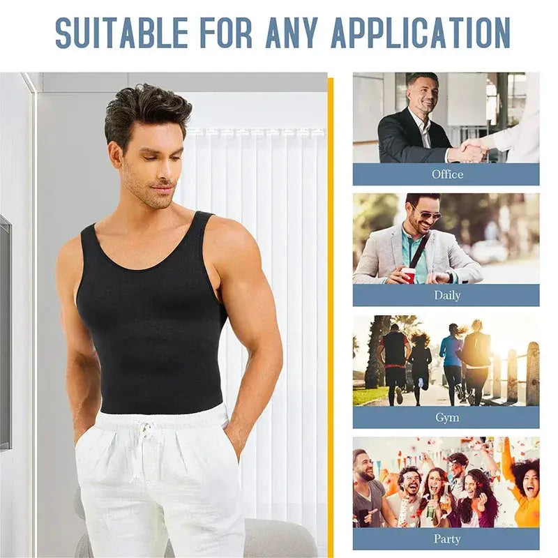Men's Slimming Shapewear Bodysuit For Tummy Control - OurLum.com