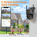 Outdoor Security Camera with 3 Views