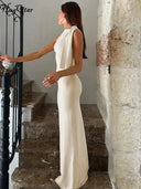 Slim Fit Maxi Dress For Summer Parties
