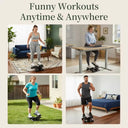 Compact Mini Twist Stepper For Home Cardio With Steel Frame
