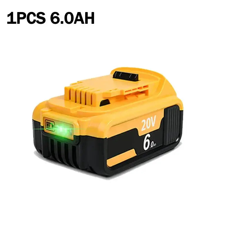 High Capacity 20V 6000mAh Cordless Battery Pack for Tools