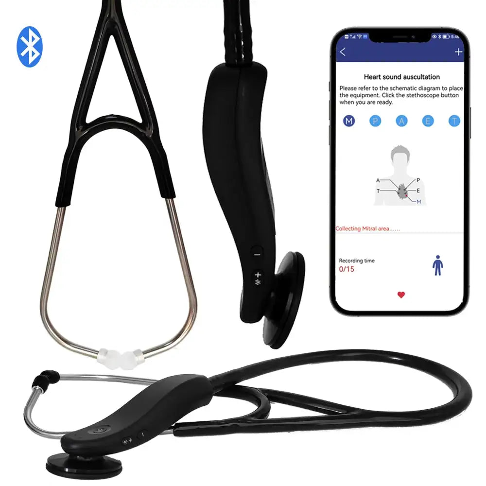 New APP Medical Bluetooth Digital Stethoscope Wireless Intelligent Stethoscope Estetoscopio