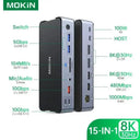 MOKiN USB C Docking Station Mac PC Ports