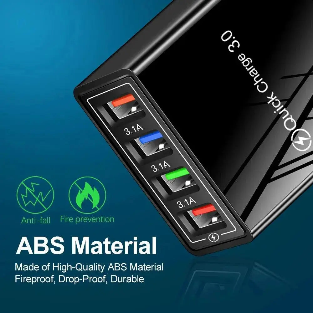 Quick Charge 3.0 USB Charger Fast Safe Multi Device Charger
