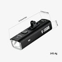 Bright Aluminum Bike Front Light With Usb Charge
