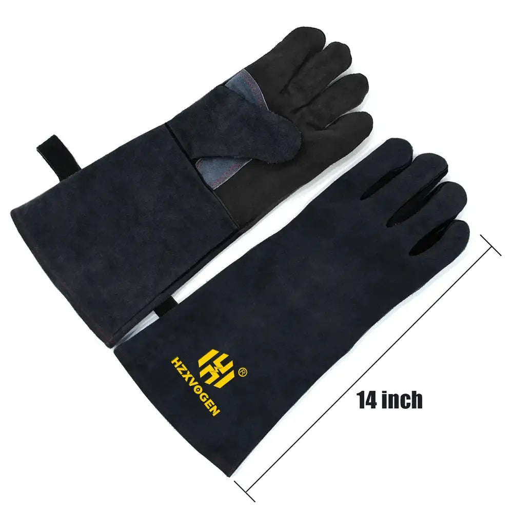 HZXVOGEN Leather Welding Gloves — product view 2