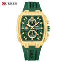 Curren Men Casual Silicone Watch