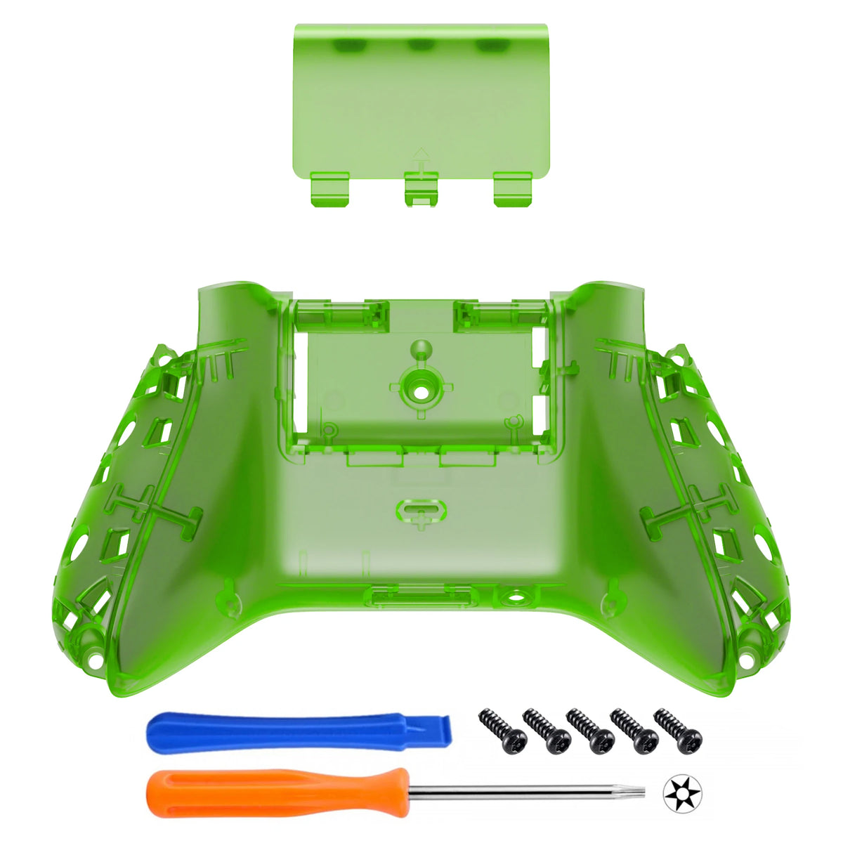 eXtremeRate Clear Custom Bottom Shell
