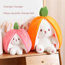 Transformation Carrot Doll Kids Ragdoll Doll for Fun Play