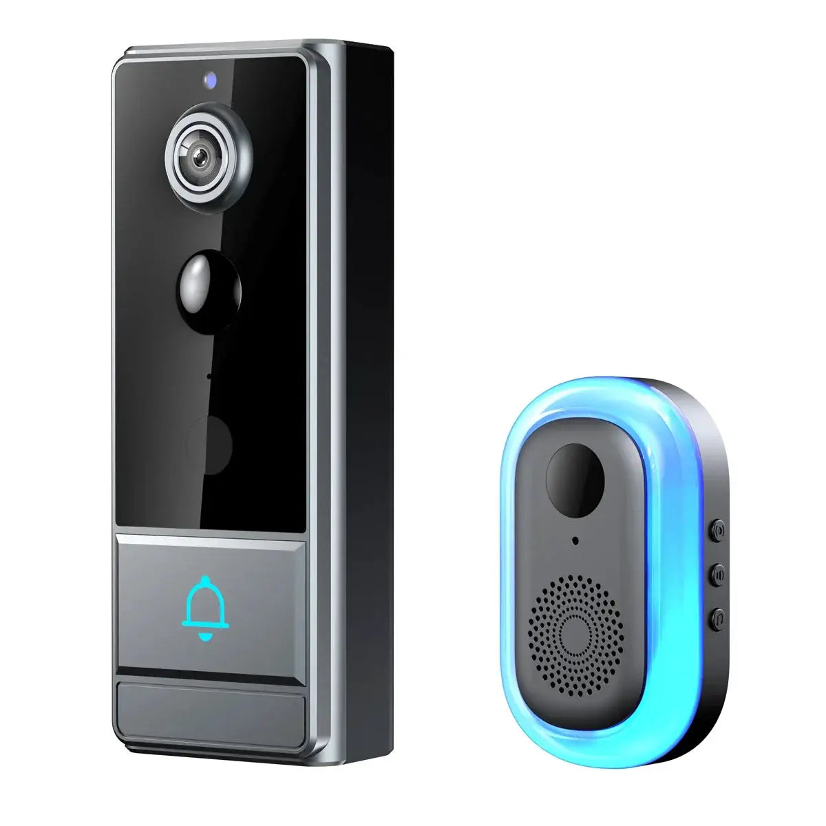 Wireless Smart Video Doorbell, 960P HD Video Doorbell Camera, Home Security WiFi Doorbell Camera, PIR Motion Doorbell,3600mAh by stepyours.com