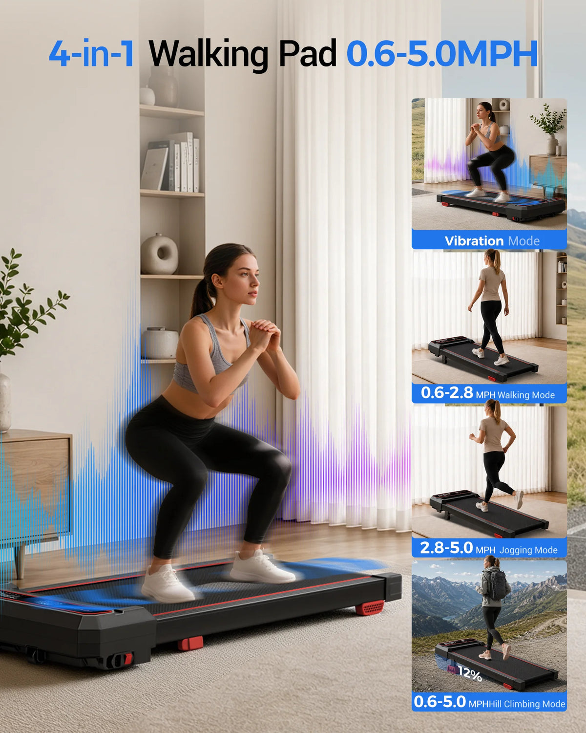 ROBORE U19 Walking Vibration Treadmill