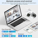 Clear 4K Outdoor PTZ Camera for Homes