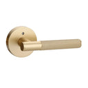 Matte Gold Privacy Door Handle Lever
