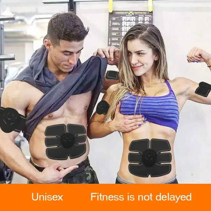 EMS Muscle Stimulator Abdominal Muscle Massager Hip Training Fitness Fat Burning Buttocks Arm Abdomen Trainer Apparatus Slimming