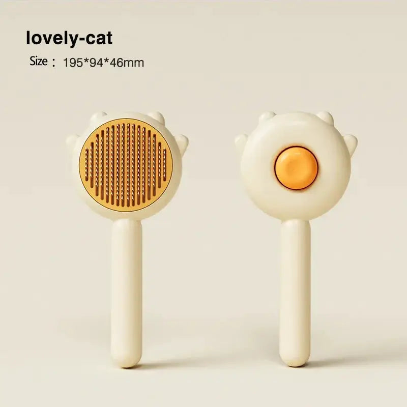 Pet Comb One Key Hair Removal Cleaning Brush For Pets