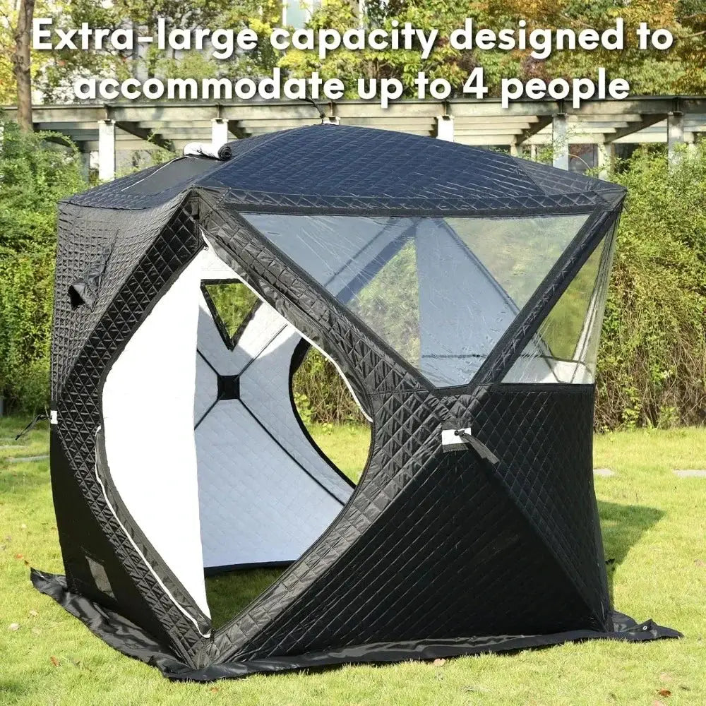 Outdoor Sauna Tent Pro 4 Person All Weather Easy Setup
