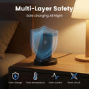 Magnetic Wireless Charger Fast Charging Dock Stand Travel