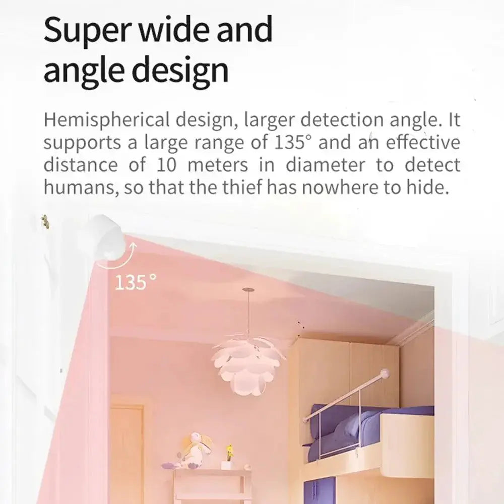 Mini Zigbee Motion Detector For Smart Home Security Solution