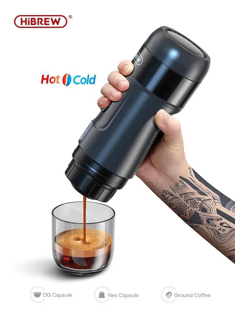 HiBREW Portable Coffee Machine For Car And Home Espresso