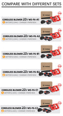 VVOSAI 20V Garden Electric Blower Cordless Power Tool Easy Use