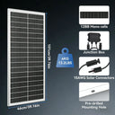 Rvpozwer 12.8V Rigid Solar Panel