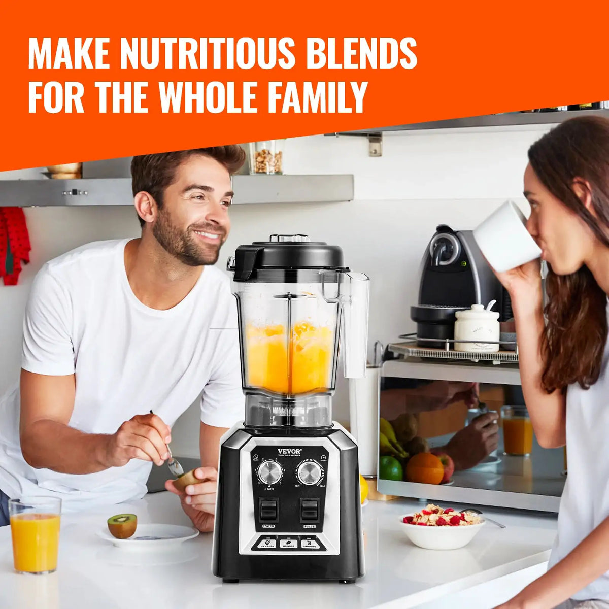 SucceBuy Smoothie Blender Professional Countertop Fruit Food — product view 6