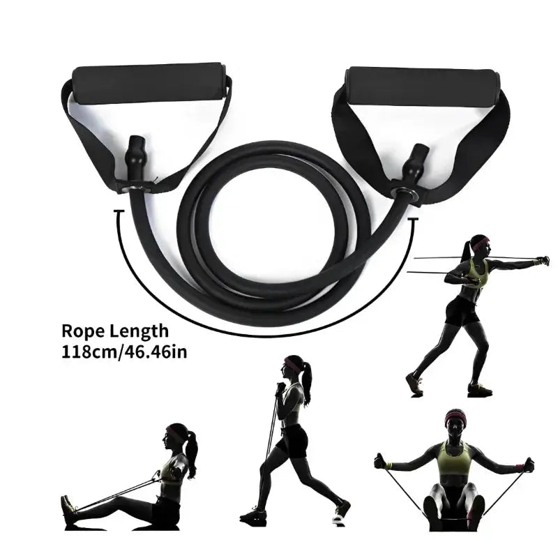 Resistance Bands With Handles Home Workout For Men And Women