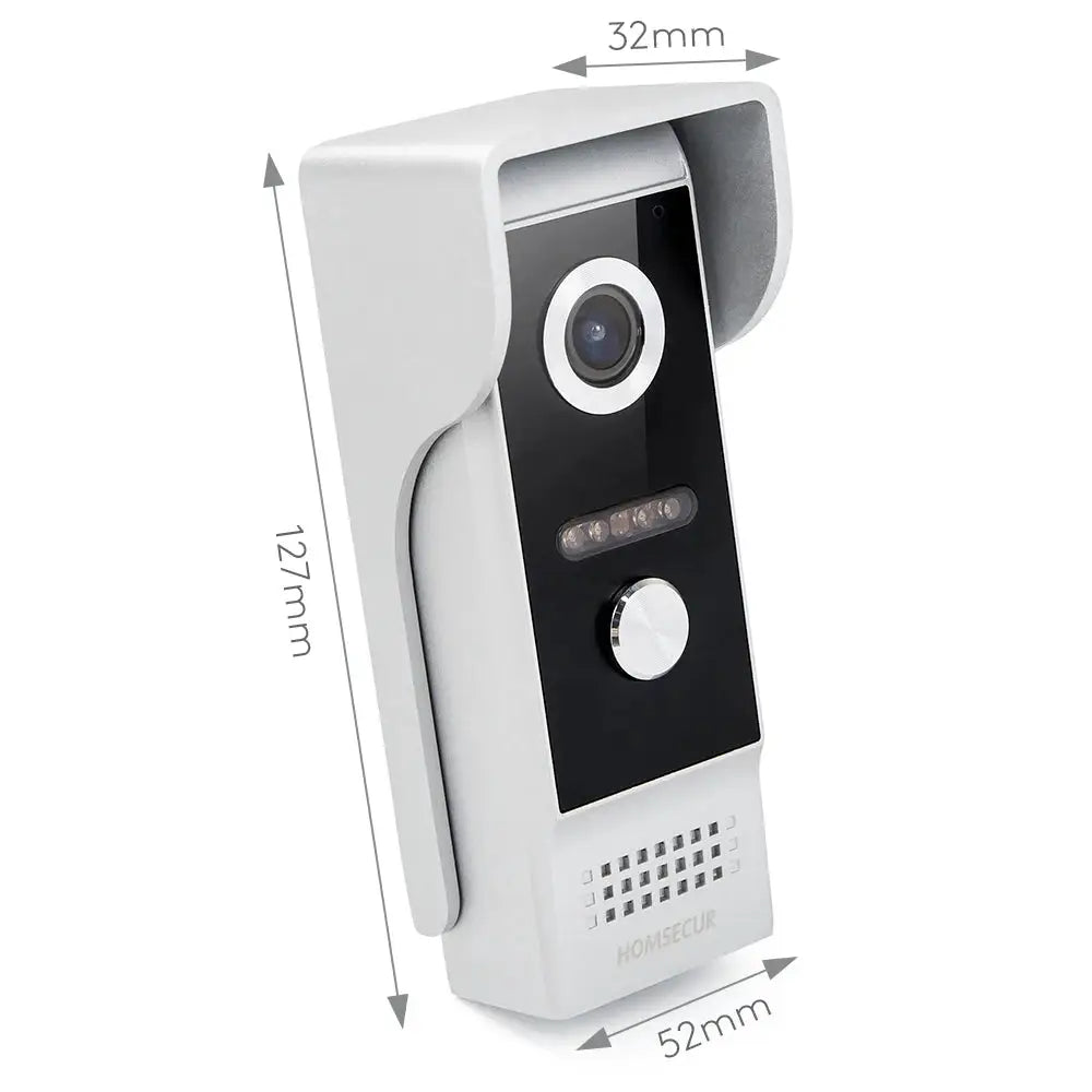 (NOT WORK ALONE) M6/XC006F 4 Wire Waterproof IP65 HD Doorbell Camera 120° Wide Angle ONLY for XSL Video Intercom Doorphone