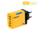 240W GaN USB C Charger 5 In 1 Fast Wall Adapter